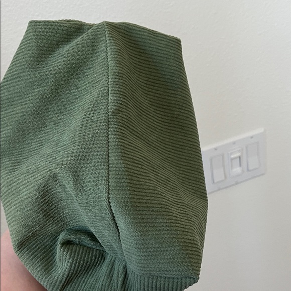 PIQUE LIFE Furoshiki Forest Tote Bag Corduroy Tie Handle Matcha Green - Picture 3 of 4